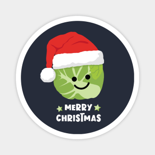 Merry Christmas Brussels Sprout Magnet